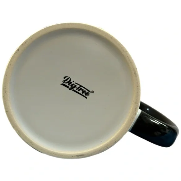 Psychedelic Peace Van Mug - Retro Hippie Art -Rainbow Road Sunflower Ceramic Cup - Picture 7 of 8